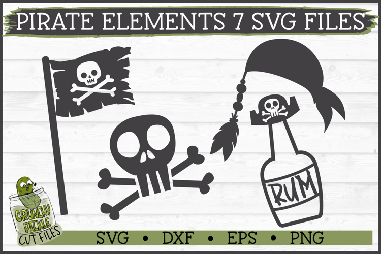 Pirate Elements 7 SVG Files example image 1