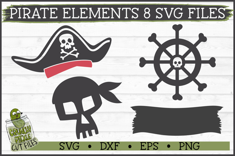 Pirate Elements 8 SVG Files