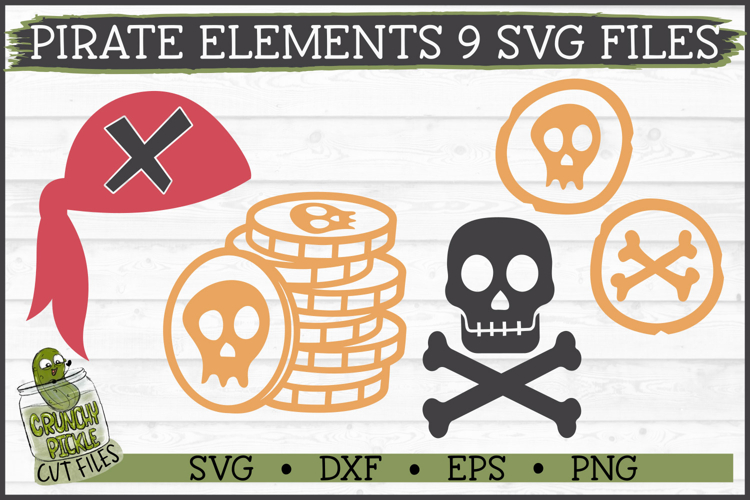 Pirate Elements 9 SVG Files