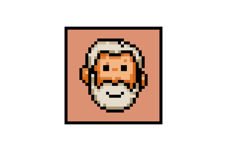 Pixel art illustration people graphic isolated