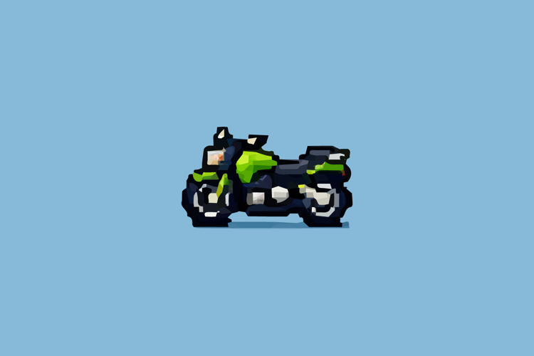 Motorcycle Vector Image 12