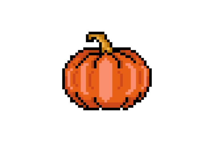 Pixel art thanksgiving clipart graphic