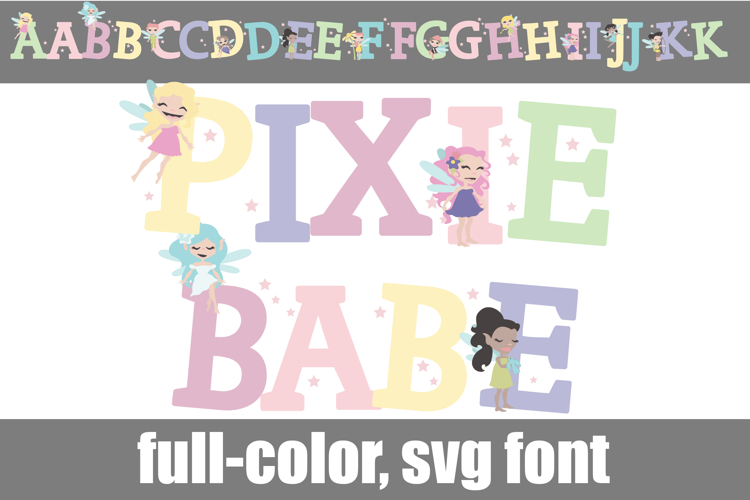 Pixie Babes Color Font