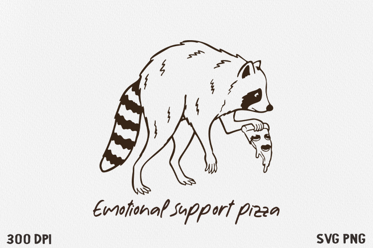 Funny Raccoon SVG PNG, Viral raccoon meme.