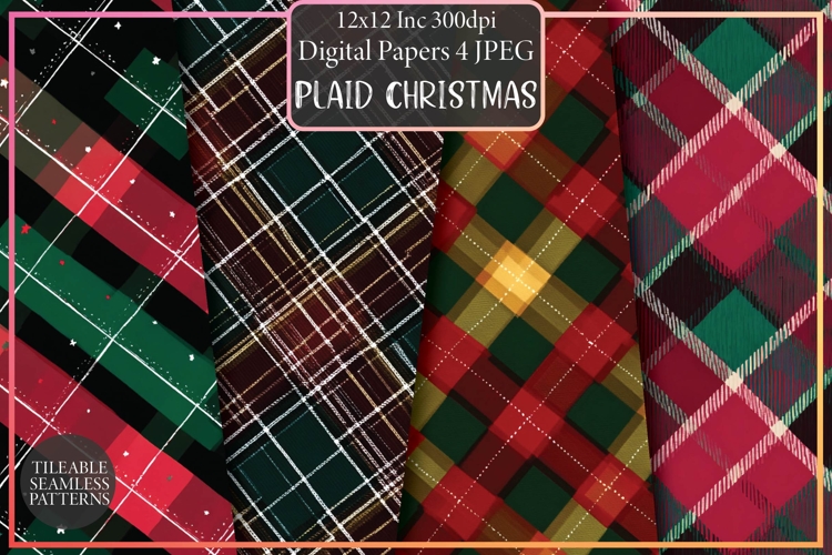 Plaid Christmas Pattern