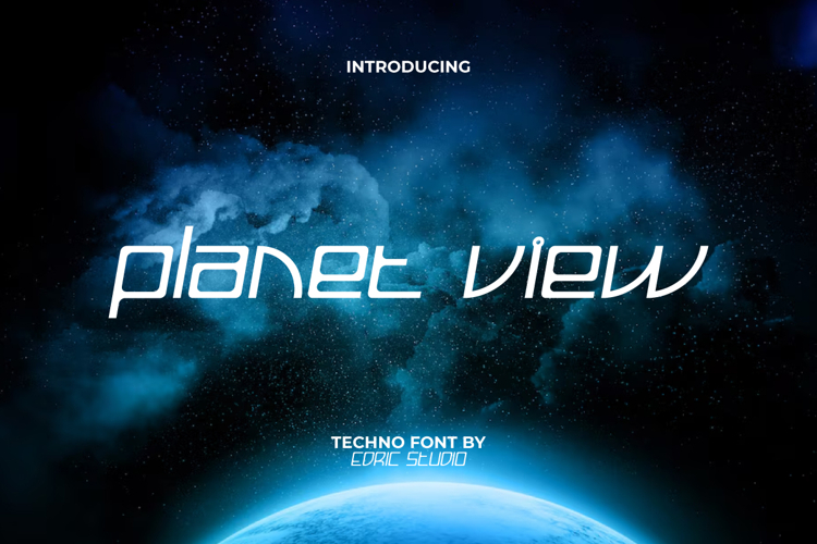 Planet View Font