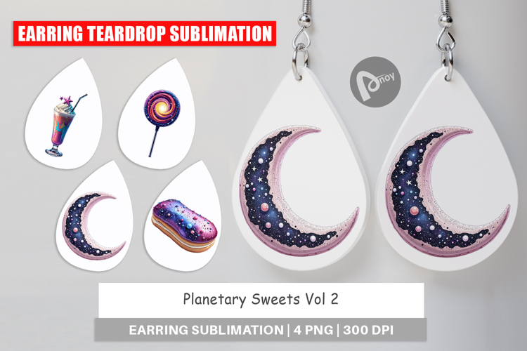 Earring Planetary Sweets