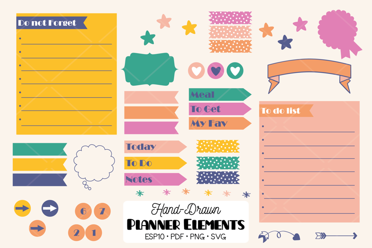 Weekly Kit Spread | DIY Digital Planner, Printable Organizer