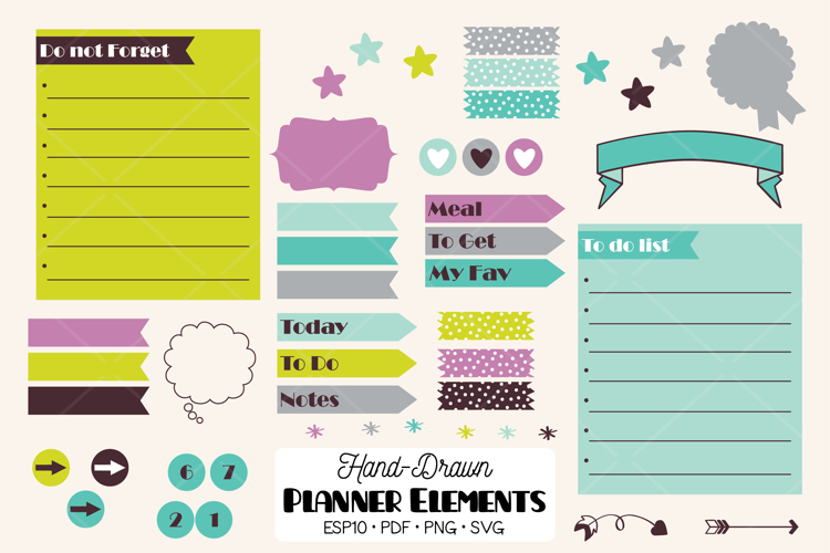 Weekly Kit Spread | DIY Digital Planner, Printable Organizer