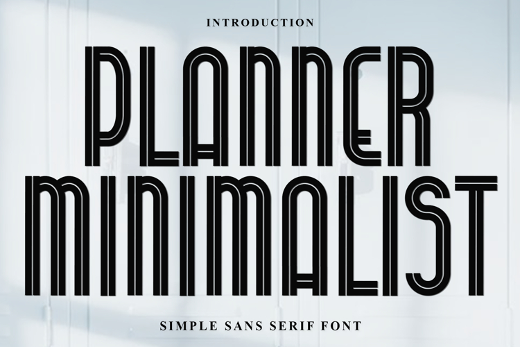 Minimalist Fonts Image 12