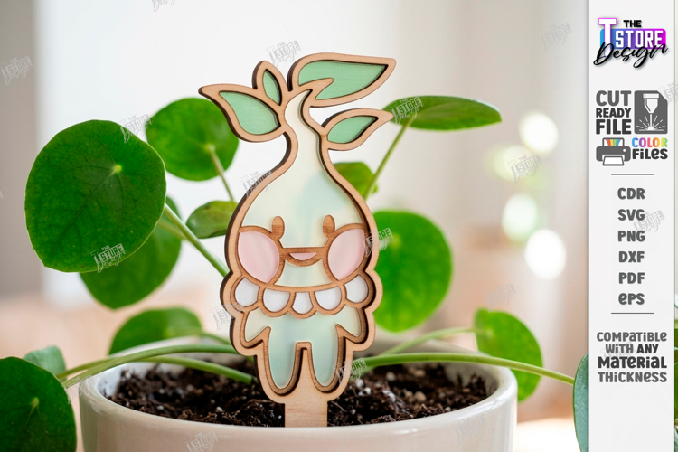 Decorative Plant Stakes Laser Cut | Garden Marker Laser |CNC