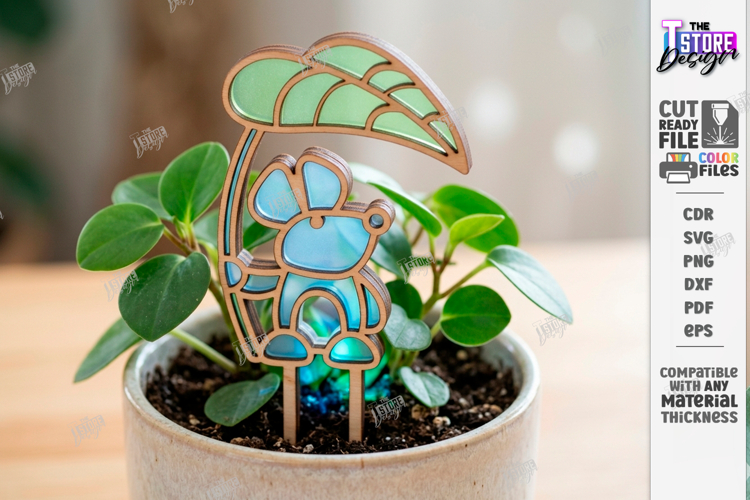 Decorative Plant Stakes Laser Cut | Garden Marker Laser |CNC