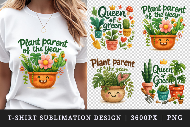 Plant Lover t-shirt printable sublimation design png