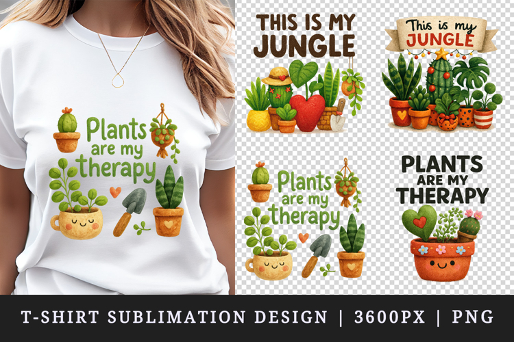 Plant Lover t-shirt printable sublimation design png