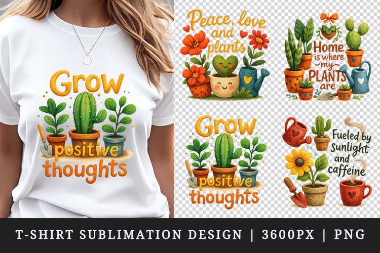 Plant Lover t-shirt printable sublimation design png
