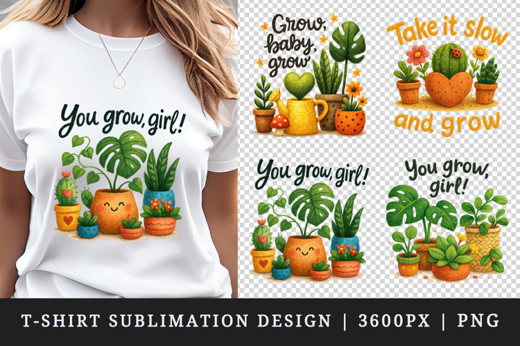 Plant Lover t-shirt printable sublimation design png