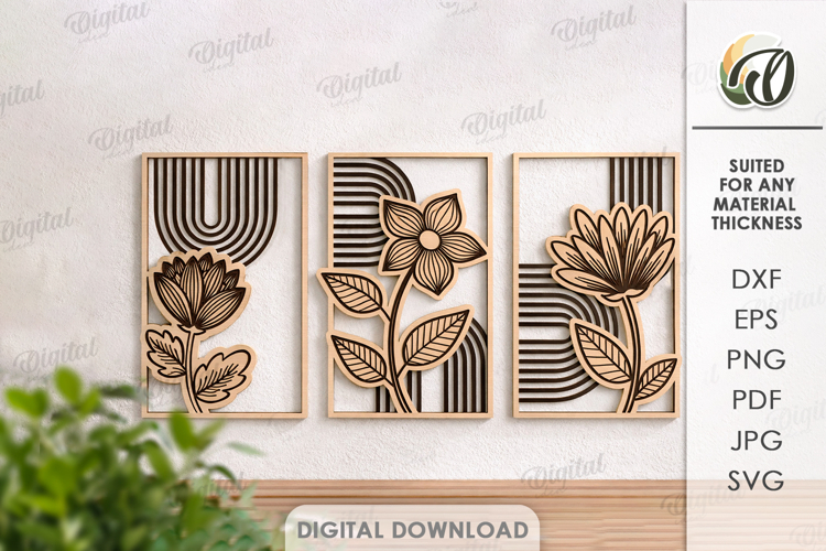 Boho Floral Svg Image 16