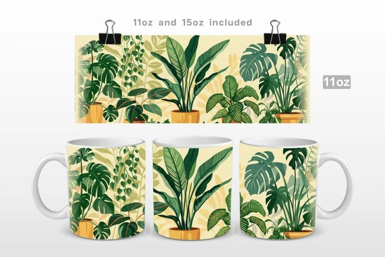 Plantaholic Mug Wrap Sublimation example image 1