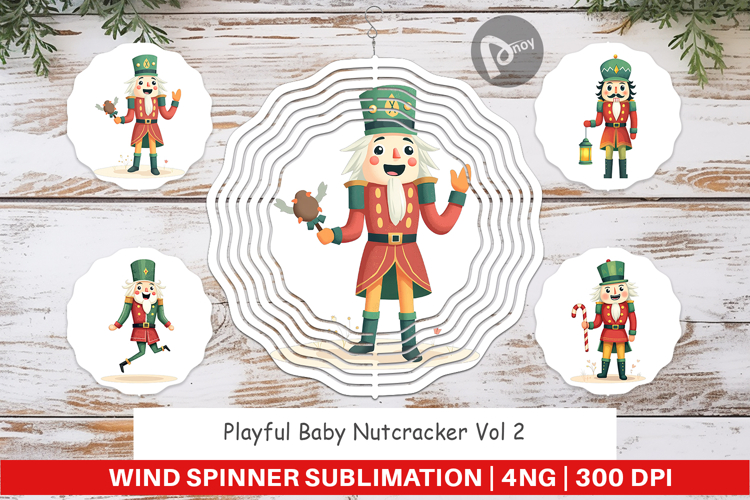 Wind Spinner Baby Nutcracker Fun