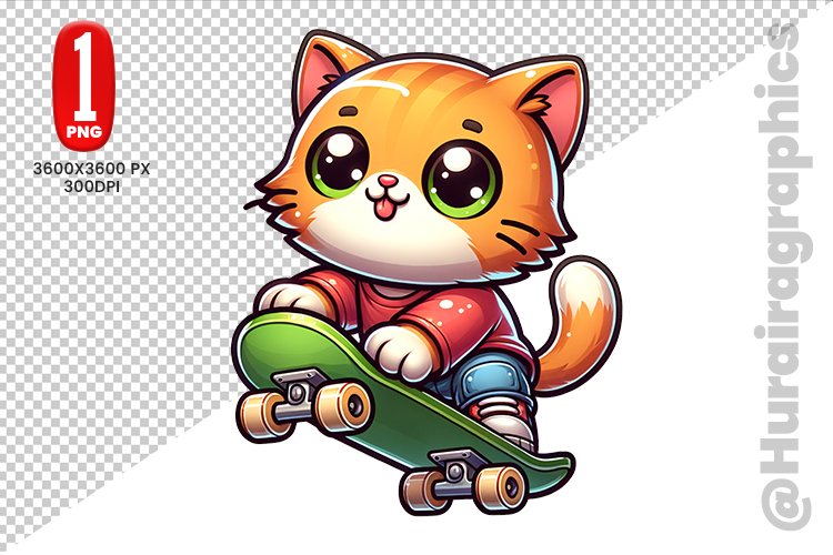 Cute Cat Clipart Image 19