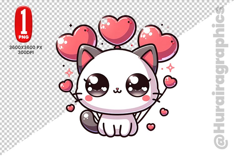 Cute Cat Clipart Image 22