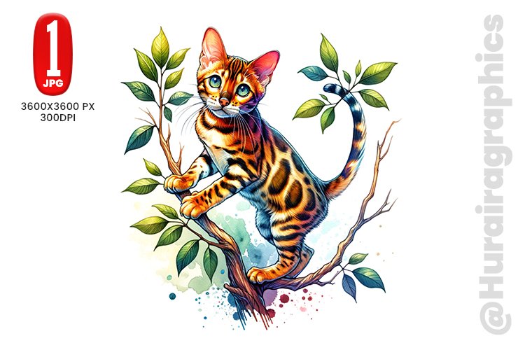 Cute Cat Clipart Image 10