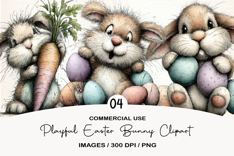 Easter Bunny Clipart Image 4
