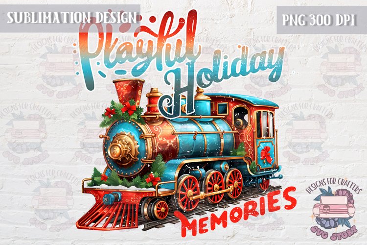 Christmas Sublimation Quote Design PNG Playful Holiday