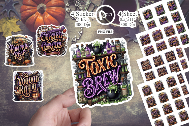 Spooky Halloween Sticker