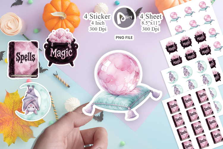 Pastel Goth Familiar Sticker