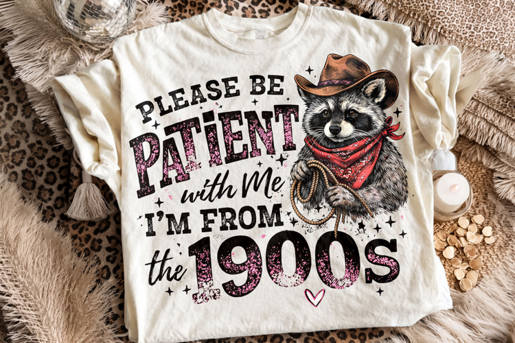 Cowboy Raccoon, Funny PNG, Sarcastic PNG, Western Country