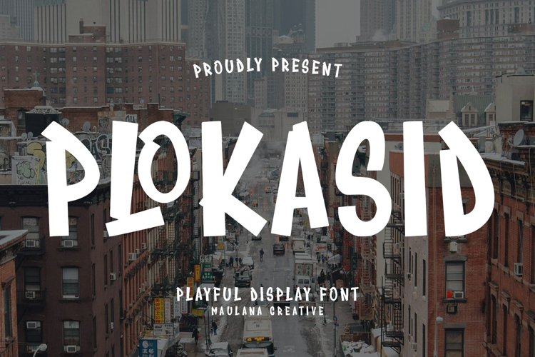 Plokasid Playful Display Font
