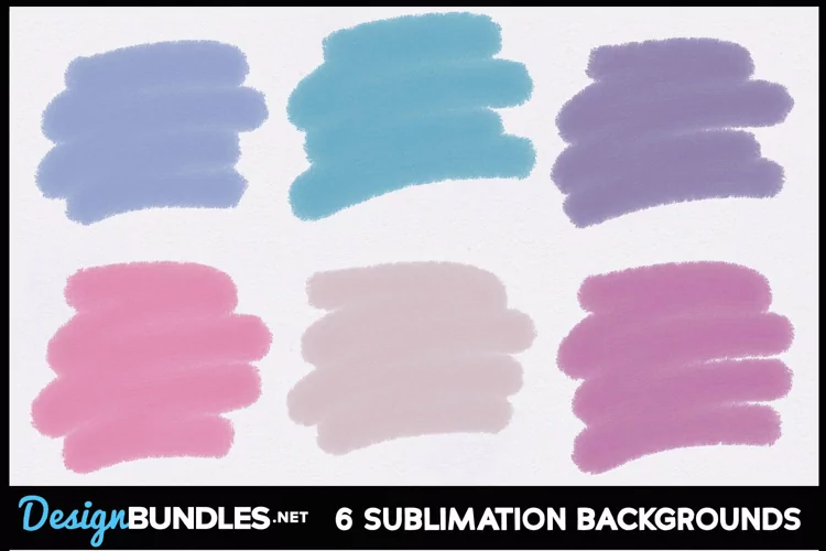 Watercolor Sublimation Background Bundle