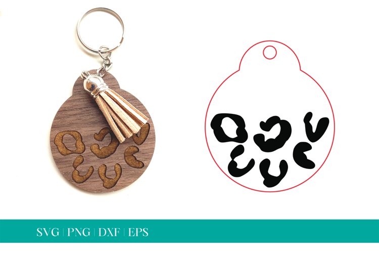 Round Keychain Svg Image 6