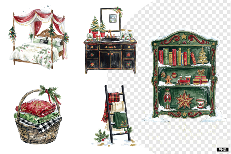 Santa In School Sublimation PNG