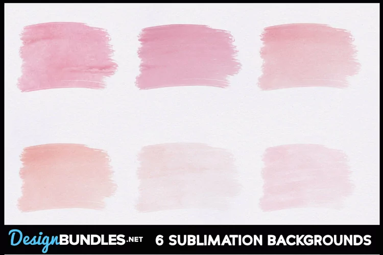 Pink Watercolor Sublimation Backgrounds
