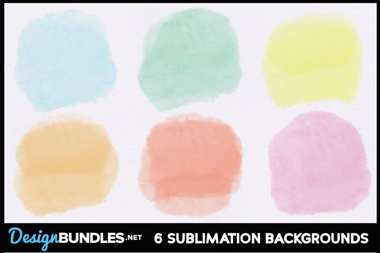 Watercolor Sublimation Backgrounds example image 1