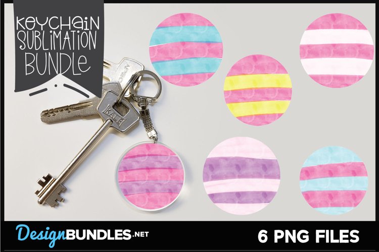 Watercolor Keychain Sublimation Backgrounds