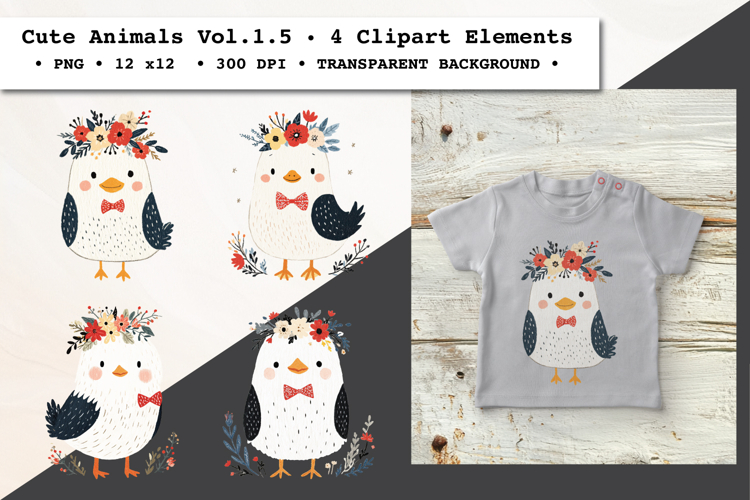 Cute Animal Clipart Image 8