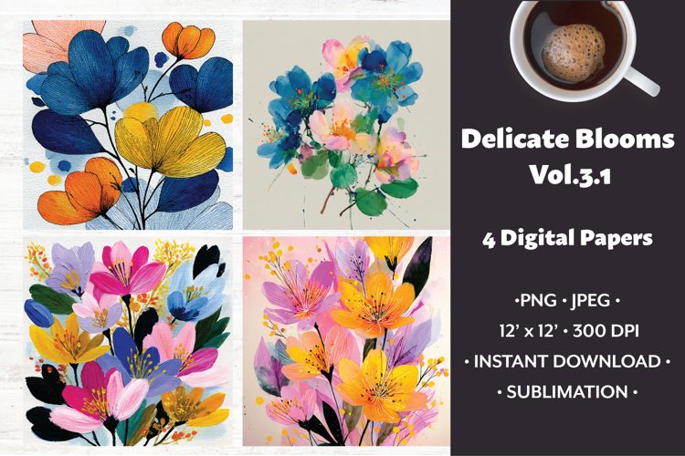 Floral Background Png Image 16