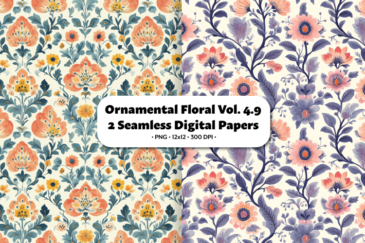 Boho Scrapbook Paper Image 19