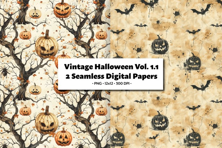 Halloween Seamless Pattern Image 14