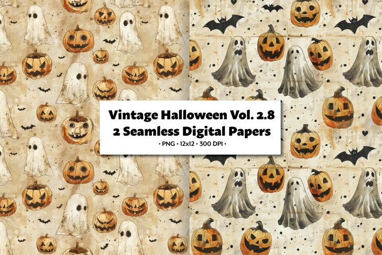 Halloween Seamless Pattern Image 22
