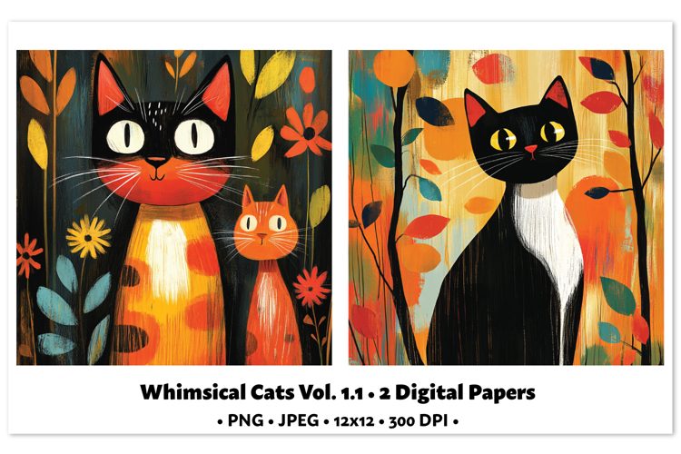 Vintage Cat Illustration Image 16