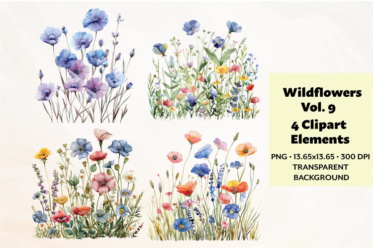 Wildflower Clipart Image 16