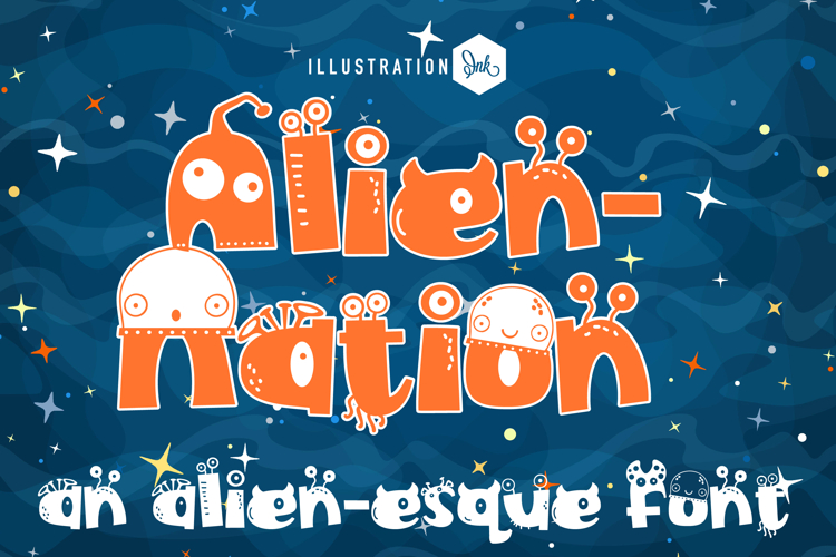 Alien Nation Font Family example image 1