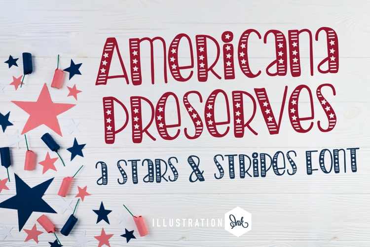 Americana Preserves Font Family example image 1