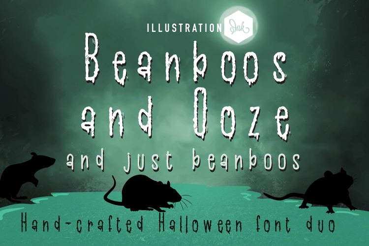 Beanboos and Ooze Font Duo