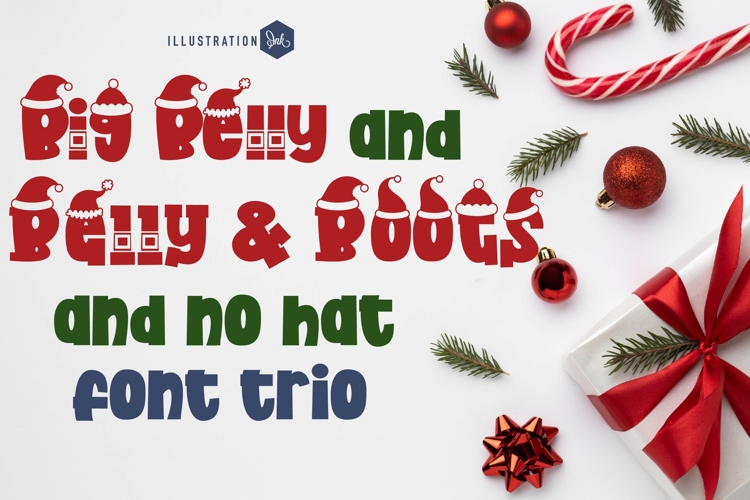 Big Belly Font Trio