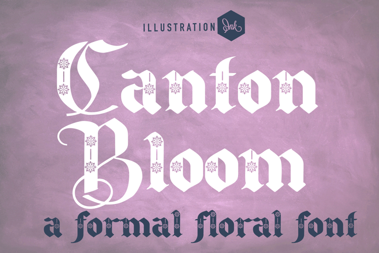 Canton Bloom Font Family